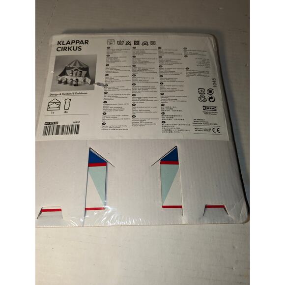 Ikea Klappar Cirkus Finger assorted Puppets Circus Set Tent New - Picture 7 of 7